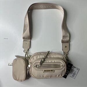Steve Madden Cream Crossbody Bag